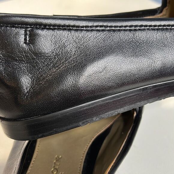 Liz Claiborne Black Loafer Slip On Comfort Shoes Sz 8 - Picture 6 of 7